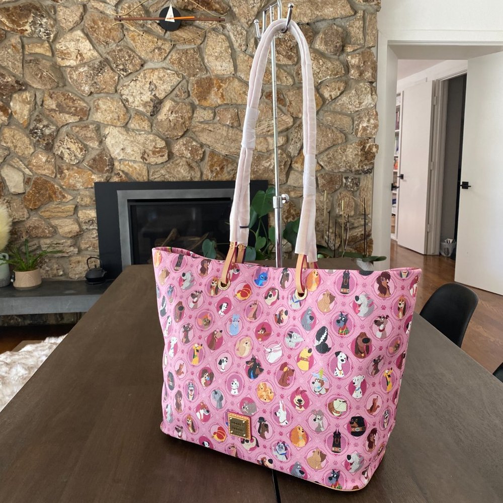 NWT Disney Dooney & Bourke Pink Dog Shopper Tote Handbag - Picture 10 of 10